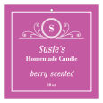 Tranquil Big Square Candle Hang Tag